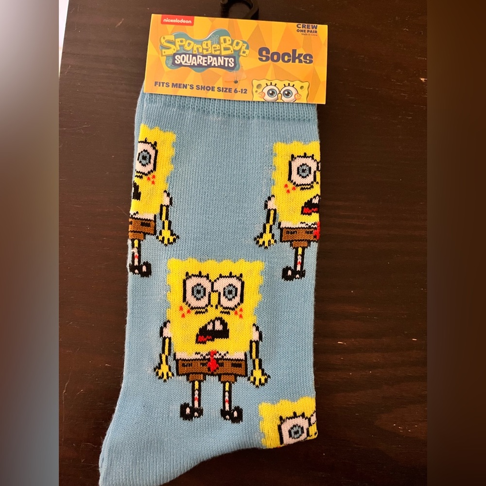 NWT SpongeBob Crew Socks